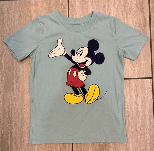 Disney Family Fun Boys Mickey Mouse Blue Shirt, Size 6, Cute! - Picture 1 of 15