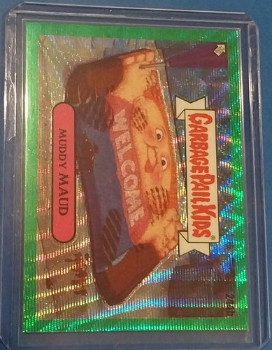 2023 TOPPS CROMATO GPK SERIE 6 FANGOSI MAUD SP/299 RIFRATTORE ONDE VERDI #244B - Foto 6 di 6