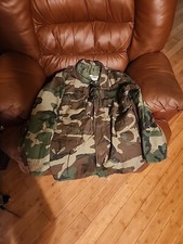 USGI M-65 Field Jacket Small Regular Woodland Camo BDU Cold Weather Army Coat