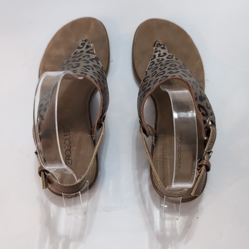 Aerosoles Slingback Sandal Leopard Print Women's Size 6 1/2 - Picture 2 of 6