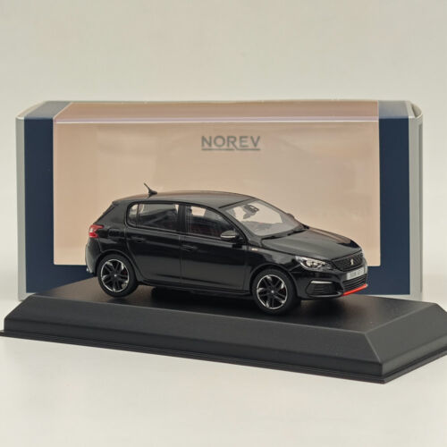 1/43 Norev Peugeot 308 GTi SPORT VERSIÓN Diecast Model Cars Collection NEGRO - Imagen 3 de 7