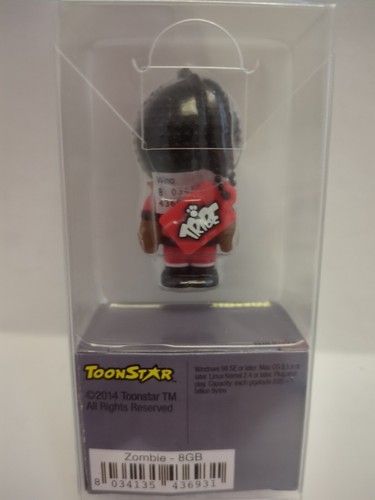 Neu 3D-Stil Zombie (Thriller) ToonStar 8 GB USB-Stick Schlüsselanhänger - Bild 2 von 3