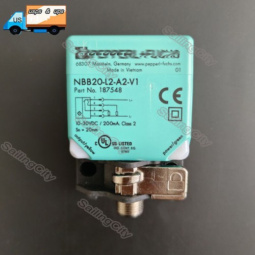 For PepperL+Fuchs NBB20-L2-A2-V1 Inductive Proximity Sensor 10-30VDC 200mA 20mm - Picture 8 of 8