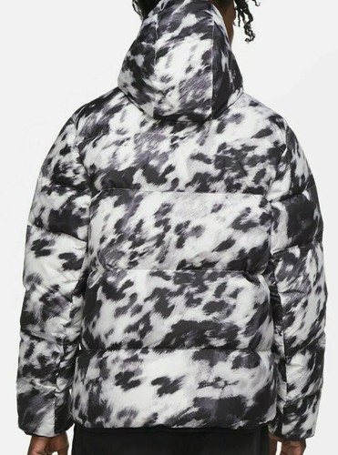 Nike Shield Men's Sz XS B&W Camouflage Down Fill Windrunner Jacket $220 CU4406 - Picture 3 of 9