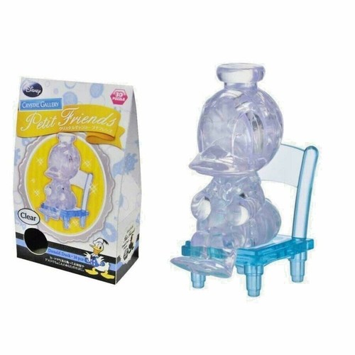 HANAYAMA Petit Friends Donald Duck Clear Crystal Gallery 14 Pcs Disney 3D Puzzle - Picture 18 of 24
