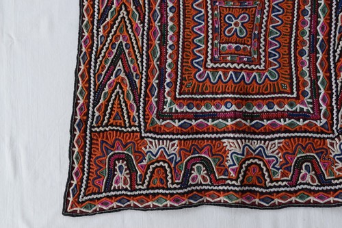 Vintage Paschtu Afghanistan Ethno Perlen Arbeitstafel Textil Deko - Bild 4 von 12