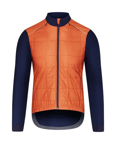 Giacca ciclismo Cafe Du Cycliste Leonie taglia S arancione navy isolata - Foto 18 di 18
