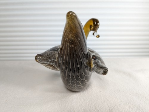 FM Konstglas Ronneby Art Glass Bird/Swan. Vintage Sweden - Picture 2 of 7
