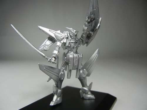 Colección Gundam OO GN-003 GUNDAM KYRIOS versión plata. Figura 2 1/400 BANDAI - Imagen 8 de 8