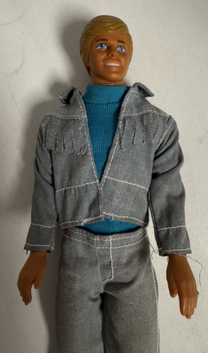 1989 Cool City Blues Ken #825 – Mattel Denim Ken Doll with Fringed Jacket - Picture 3 of 4