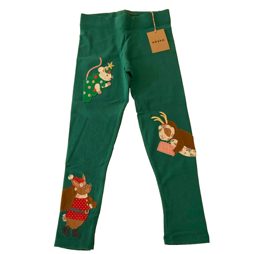 Mini Boden Unique-Cute "APPLIQUE LEGGINGS" 6-7 Years. 122 cm. Great Gift Idea! - Picture 4 of 19