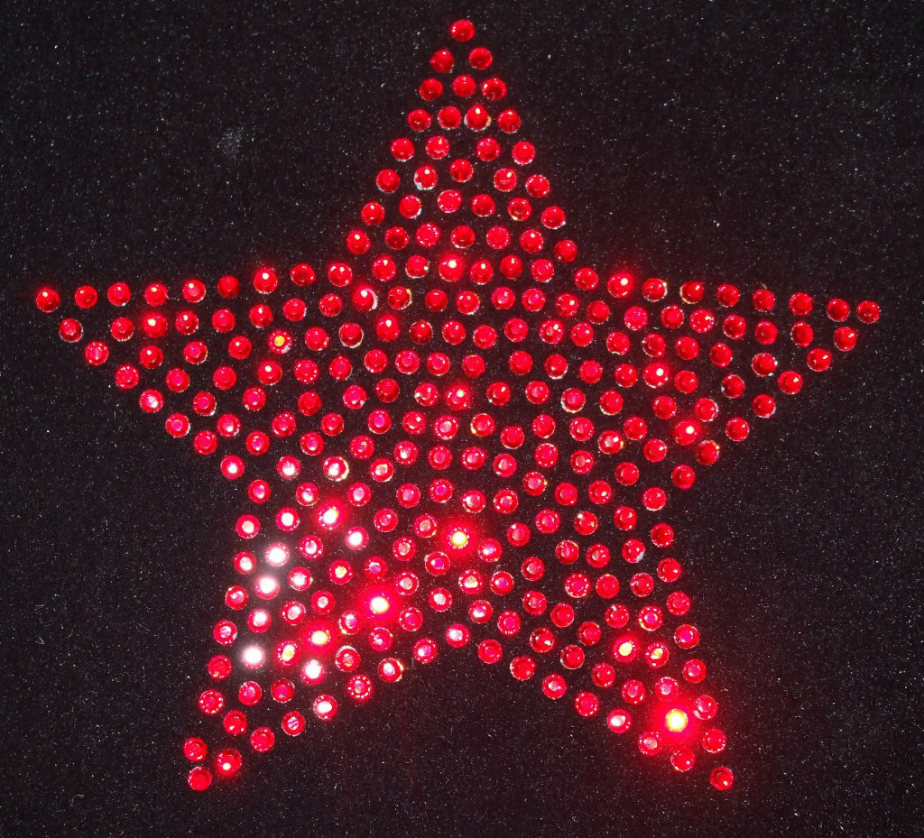 4INCH STAR IRON-ON HOTFIX RHINESTONE CRYSTAL BEAD STONE T-SHIRT TRANSFER PATCH - Picture 5 of 11