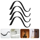 4 Pcs Iron S Shape Hanging Basket Hooks Wall Mounted Plant Hanger Brackets