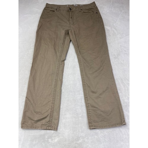 BKE Mens Tyler Straight Khaki Casual Pants Size 36x30 Cotton - Picture 1 of 9