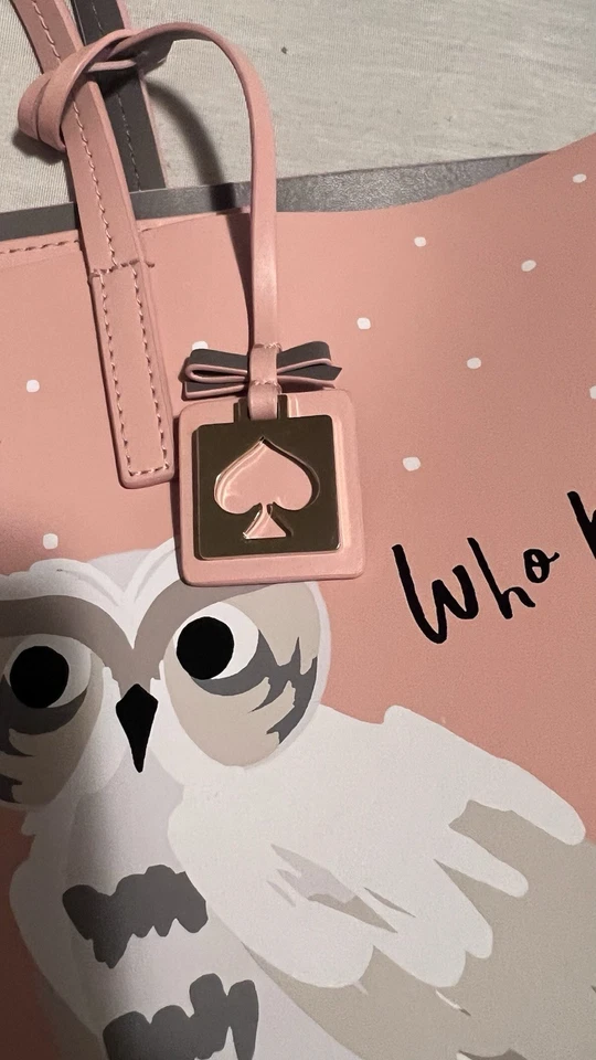 Bolso Cartera Kate Spade Owl Blaze A Trail Who Me Foto 4 de 4