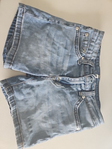 Seven 7 Weekend kurze Mädchen Jeansshorts Größe 8 blau Medium Wash Denim - Bild 2 von 10