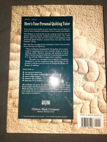 Teach Yourself Machine Piecing & Quilting by Debra Wagner Contemporary Quilting - Picture 2 of 7