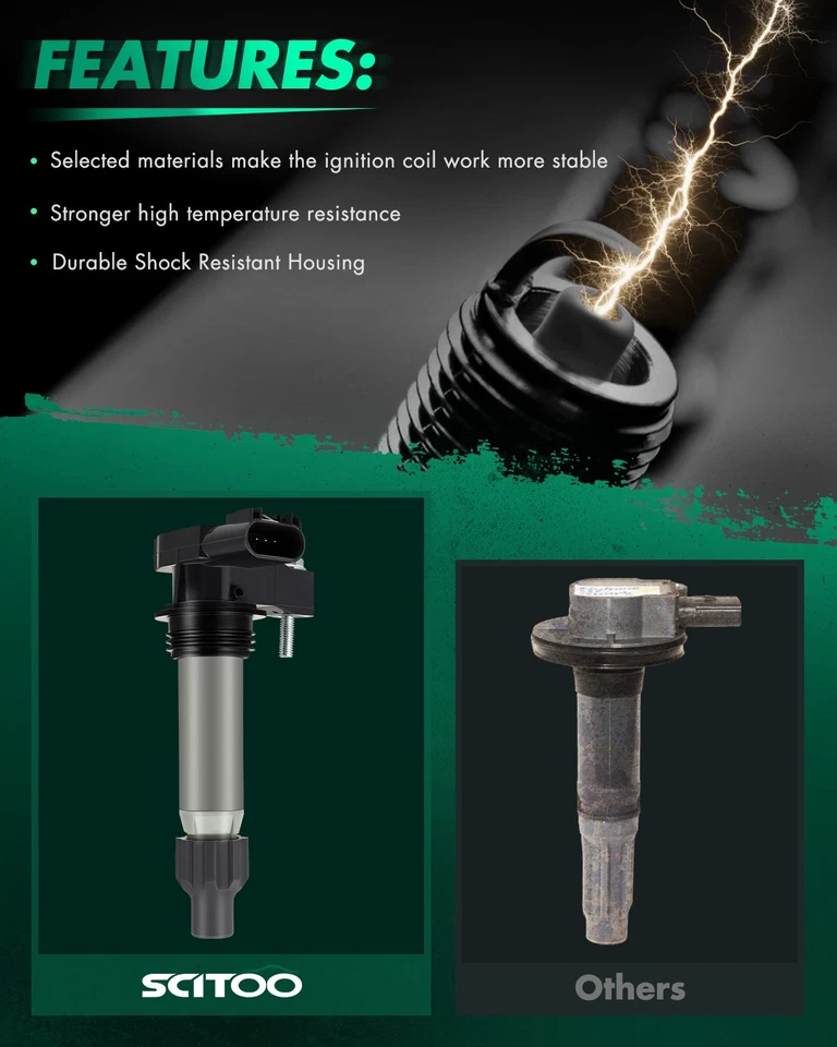 Катушка зажигания для Chevrolet Camaro Impala Equinox Colorado Malibu GMC Acadia - Изображение 2 из 4