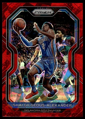 2020-21 Panini Prizm Shai Gilgeous-Alexander #118 Red Ice Prizms