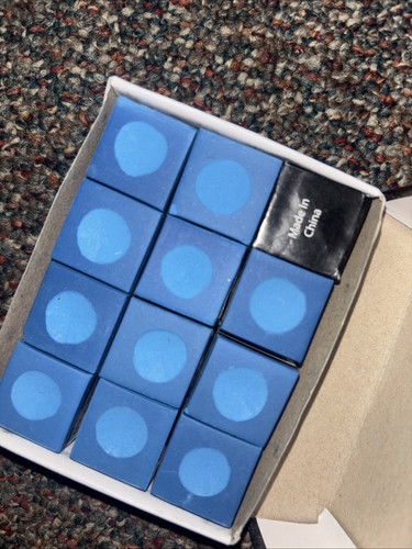 Felson Billiard Supplies Box of 12 Cubes of Pool Cue Chalk, Billiard Accessor... - Imagen 2 de 3