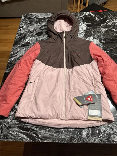 Flylow Lynx Jacket Womens Large Timber Quartz Chili Insulated Quick Dry Light