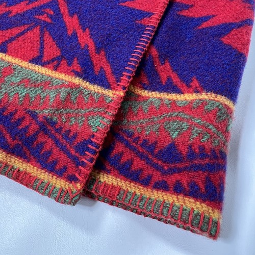 Ralph Lauren Country Southwestern Azteken Boho Wolle Decke Wickelrock Größe 6-EUC - Bild 5 von 17