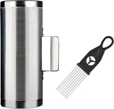 Stainless Steel Guiro Shaker 12" 5" Percussion Instrument Guiro Musical Instrume