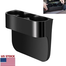 Car Seat Seam Wedge Cup Holder Seat Gap Filler Cup Organizer Storage Box Black Car Seat Seam Wedge Cup Holder Seat Gap Filler Cup Organizer Storage Box Black