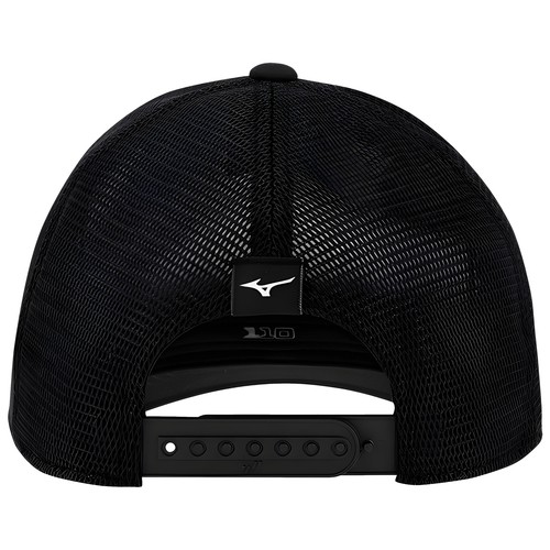 Gorra de golf Mizuno para hombre palos cruzados con espalda de malla ajustable Snapback Trucker - Imagen 3 de 9