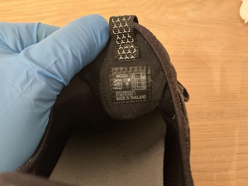 ECCO MX Schuhe Herren Größe 9-9,5 braun schwarz Wildleder Trail Outdoor Fluidform Wandern - Bild 11 von 11