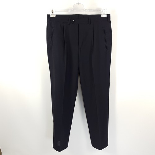 Ermenegildo Zegna Su Misura Anzug Herren Gr. 50 Schwarz Wolle Spitzkragen - Picture 10 of 15
