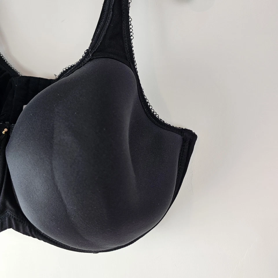 Sutiã Wacoal 853192 espaçador de beleza básico cobertura total com aro 40DDD preto - Imagem 3 de 4