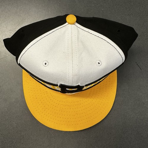 MLB Béisbol Piratas de Pittsburgh Negro y Amarillo New Era Gorra Snapback OSFM USADO EN EXCELENTE ESTADO - Imagen 18 de 18