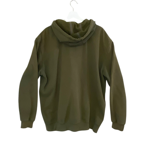 Carhartt Hoodie Mens Extra Large Olive Full Zip Sweatshirt Workwear Outdoor - Picture 2 of 10