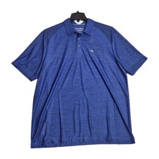 Tommy Bahama Men's Polo Shirt Size XLT Short Sleeve Island Zone Blue Royal 64 Nw