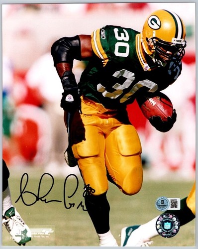 Ahman Green Packers Signed Autographed 8 x 10 Football Photo - BAS Beckett