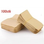 100 X Brown Kraft Block Bottom Paper Bags/Party/Food/Wedding/Hen/Sweet Bags