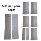 12x Acoustic Wall Panel Tiles Self Adhesive Pad Studio Sound Proofing Insulation