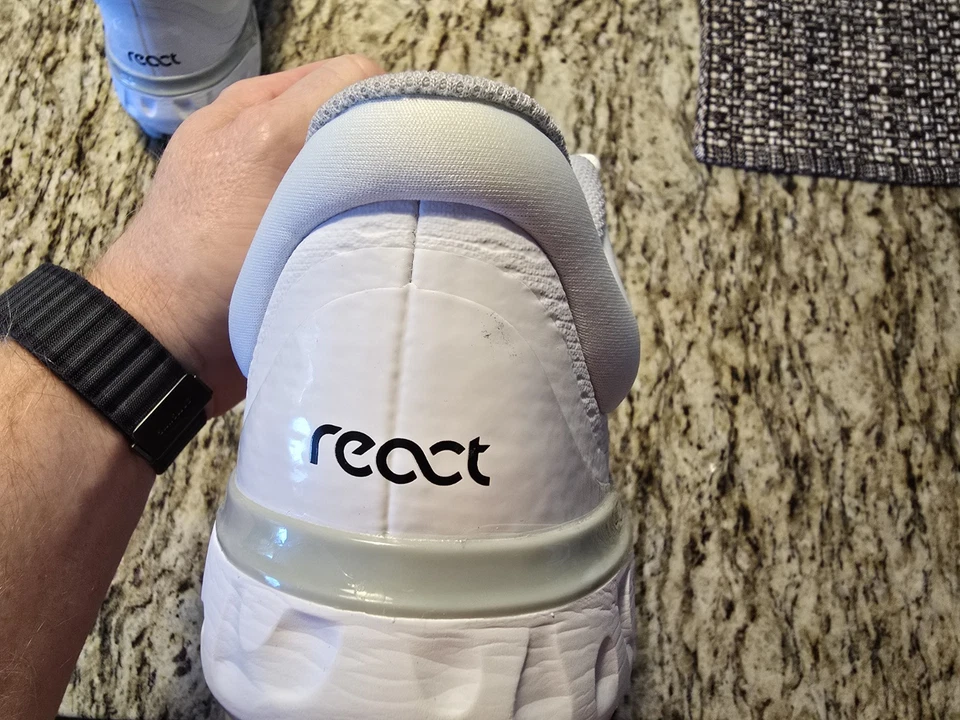 Nike Alpha Huarache Elite 4 Low Baseball Cleats FD6255-100 Men Sz 12 - Image 4 of 4