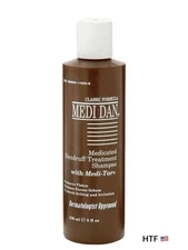 Medi Dan Medicated Classic Dandruff Treatment Shampoo with Medi Tar - 8 Fl Oz
