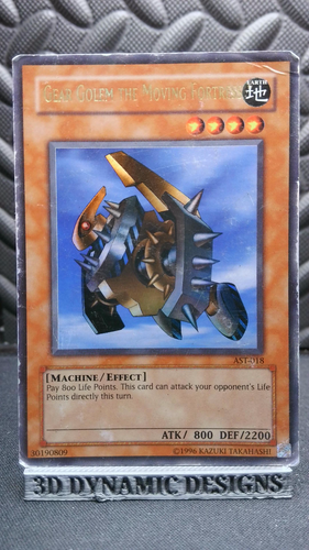 | Yugioh Gear Golem the Moving Fortress AST-018 Ultra Ancient Sanctuary DMG 🔥 | - Picture 1 of 2