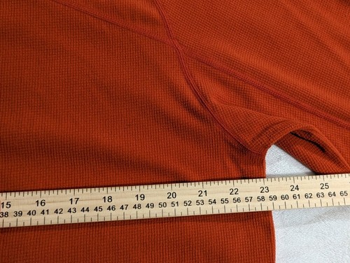Pullover vintage Nike ACG THERMAL para hombre talla M 1/4 cremallera capa naranja activo - Imagen 10 de 12