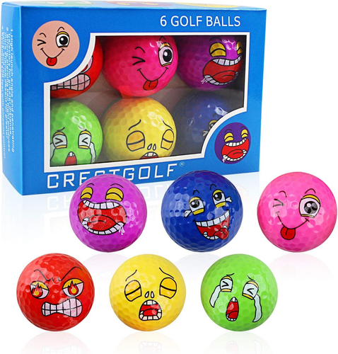 Funny Golf Balls, Practice Golf Balls Colored, Novelty Golf Gifts for Kids - Picture 1 of 12