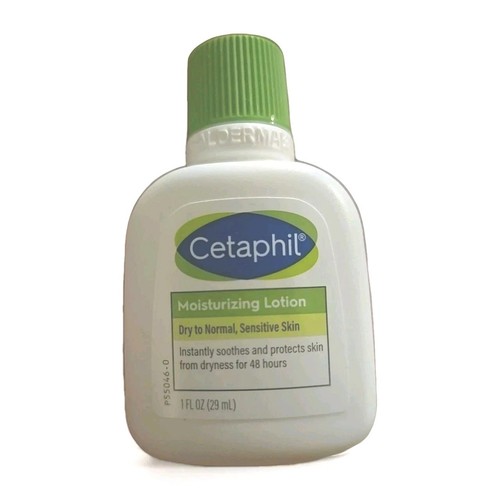 Cetaphil Moisturizing Lotion, Dry-Normal, Sensitive Skin, 1.0 Fl Oz, Volume Disc
