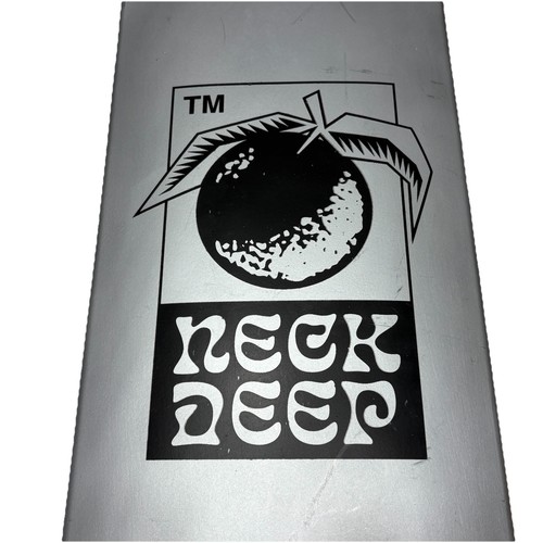 Neck Deep Natural Finish Skateboard Deck - Picture 3 of 13