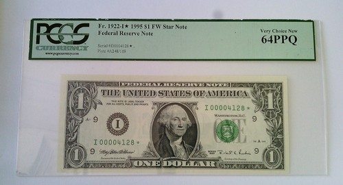 $1 1918 FRBN New York Large size&$1 1995 $1 FW Star Note Small Size READ LISTING - Picture 4 of 6