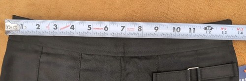 French Toast Girls' 2 Tab Scooter Skirt Black, SZ 10 Uniform Accessories - Picture 2 of 3