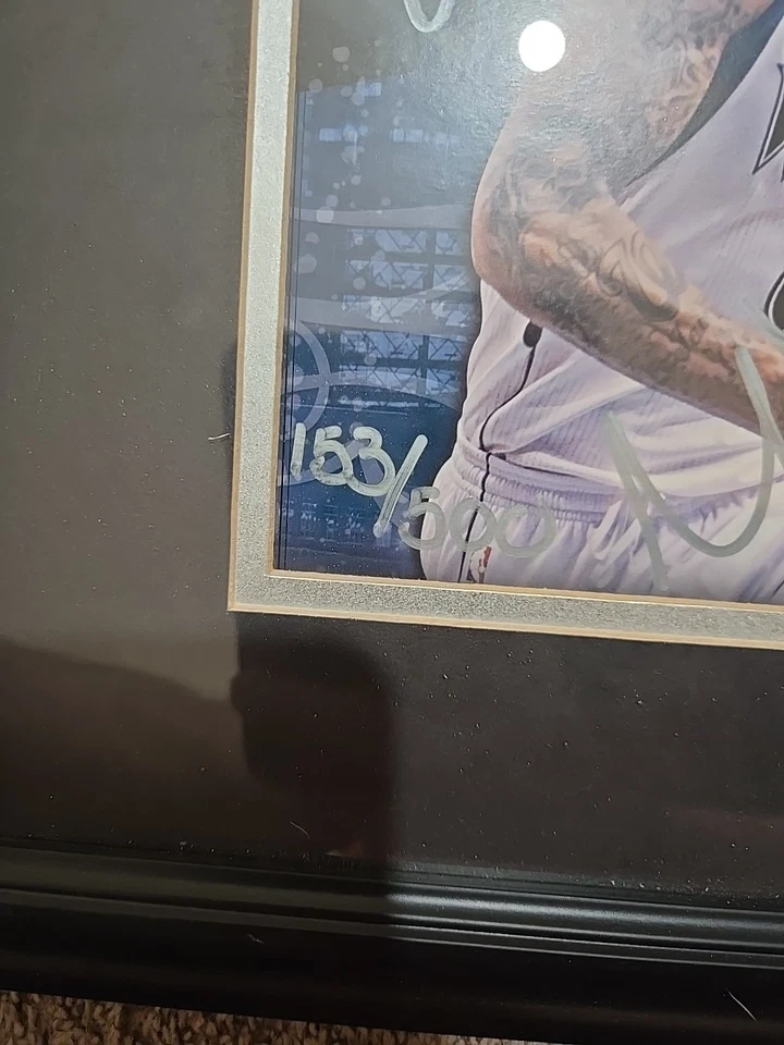 MN TIMBERWOLVES FULL TEAM Autographed 25x27" PICTURE, 14 Autos - Image 4 of 4