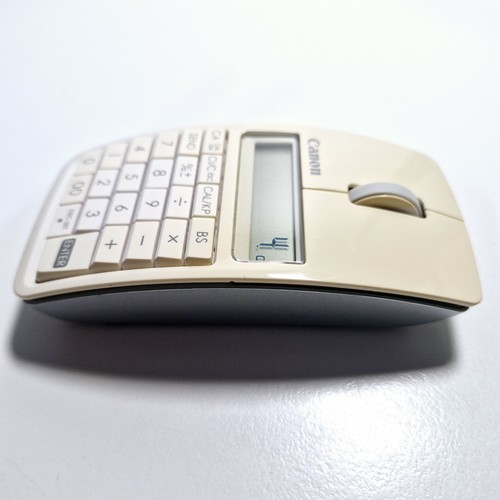 Canon X Mark 1 White Calculator Mouse Bluetooth For PC and MAC - Zdjęcie 8 z 13