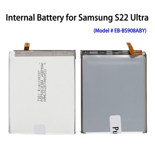 OEM Internal Battery Replacement Part for Samsung Galaxy S22 Ultra EB-BS908ABY - Picture 1 of 8